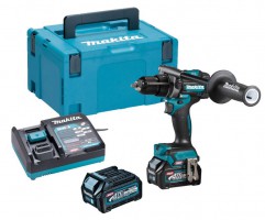 Makita HP001GD201 40V XGT Brushless Combi Drill With 2x 2.5Ah Battery, Fast Charger & Makpac Case £469.95